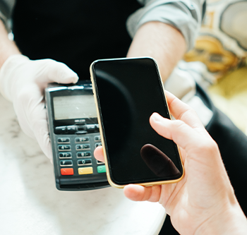 making a credit card purchase