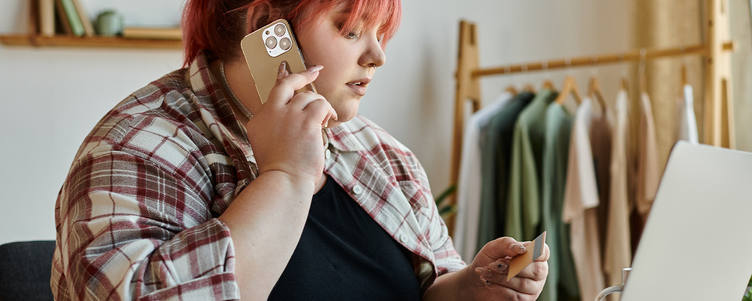 woman on the phone