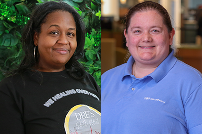 Quinnika Richardson and Amy Krause - Q2 Why I Care winners