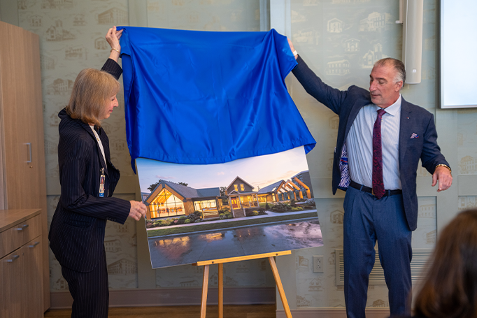 broadview ceo michael castellana unveiling look of roswell park center